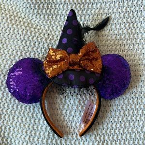 COPY - disney minnie mouse witch halloween ears